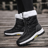 Botas de nieve de tela polar impermeable